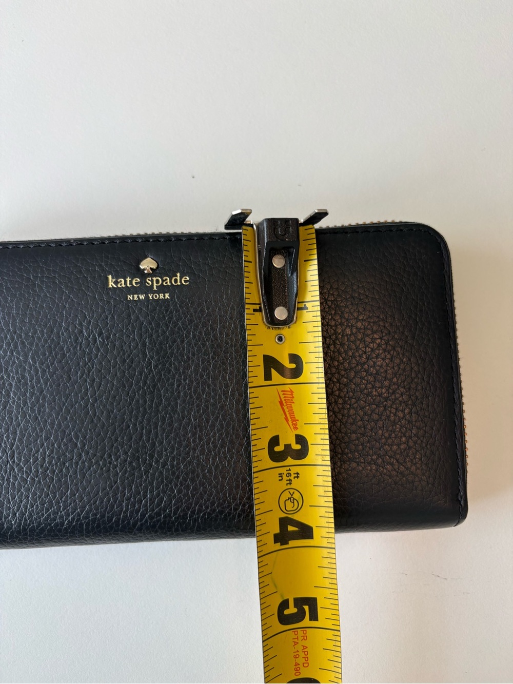 Kate spade Black leather Wallet full zip - Picture 11 of 12